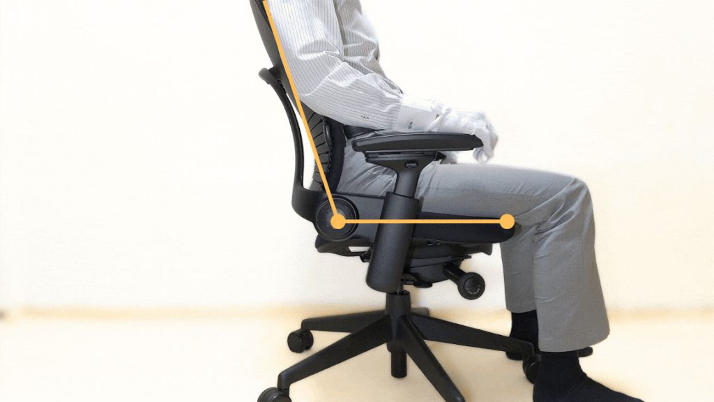 座面が前方にスライドするリープ V2